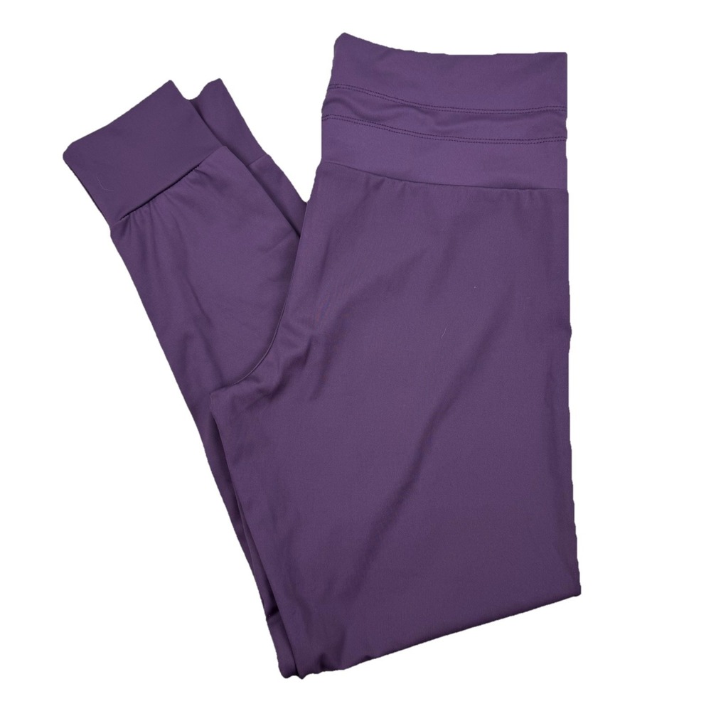 NO BOUNDARIES Juniors Tie Waist High Rise Legging Dark Amethyst - L/XL NWT *Read